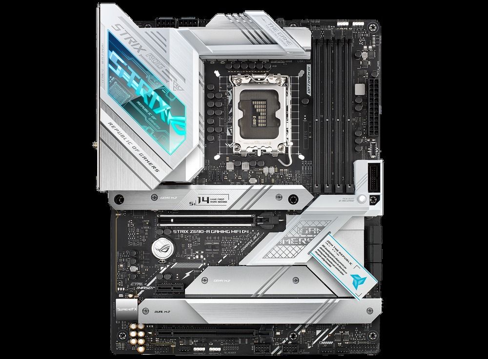 ASUS ROG Strix Z690-A Gaming Wi-FI D4 Z690 LGA1700 DDR4 PCIe 5.0 Wi-FI 6 2.5GbE Motherboard