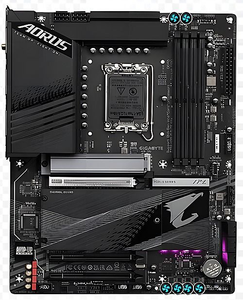 GIGABYTE Z790 AORUS ELITE AX Intel Z790 LGA1700 DDR5-6400 128GB M.2 SATA Intel 2.5GbE Motherboard