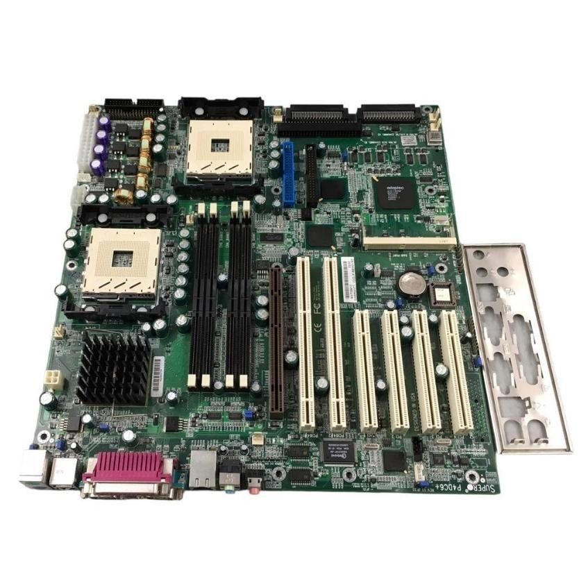 Supermicro P4DC6 +Intel 860 Socket 603 RDRAM-4GB Ultra320 SCSI Dual Intel Gigabit LAN AGP Motherboard