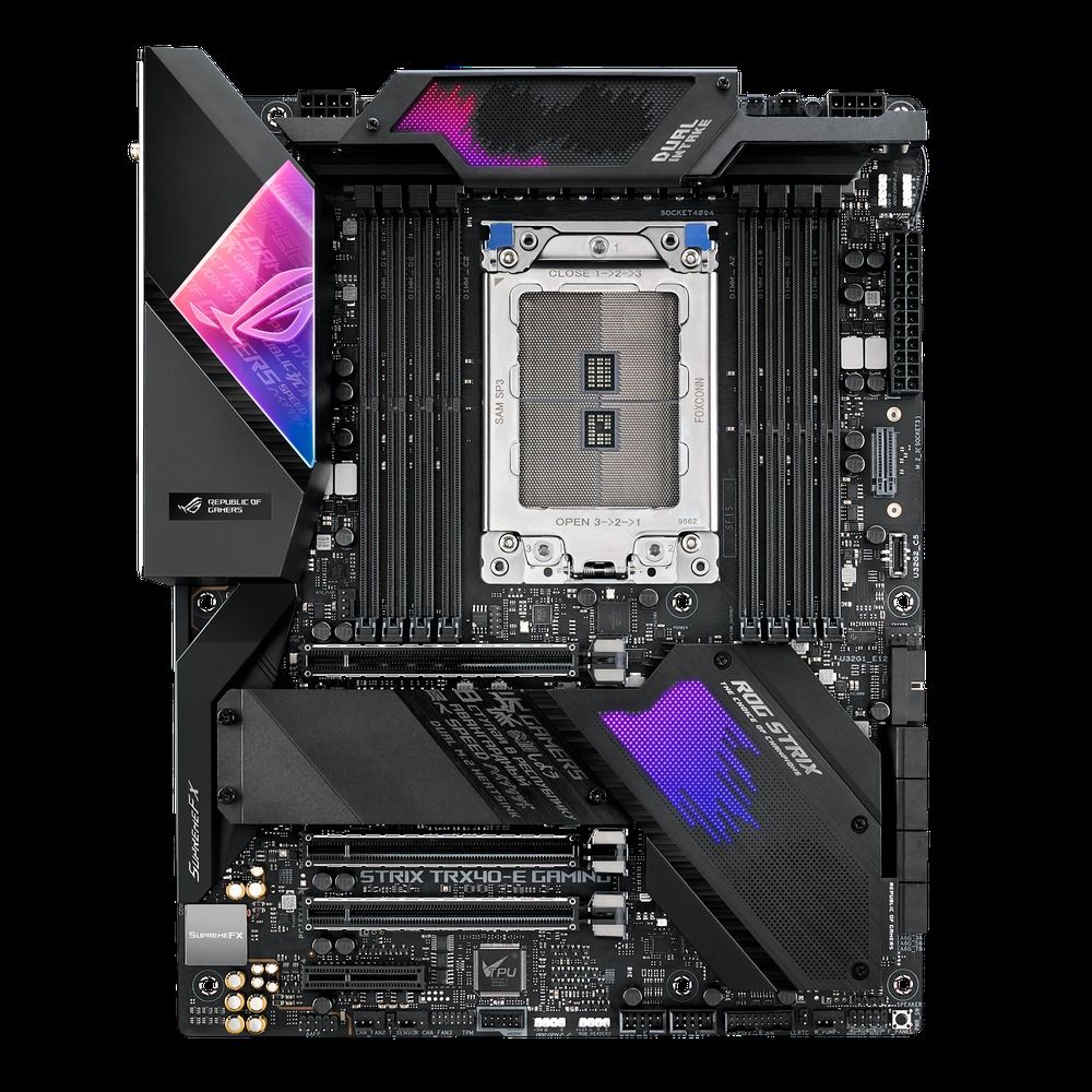 ASUS ROG Strix TRX40-E Gaming AMD TRX40 sTR4 DDR4-2933 256GB M.2 SATA 2.5GBase-T LAN Motherboard