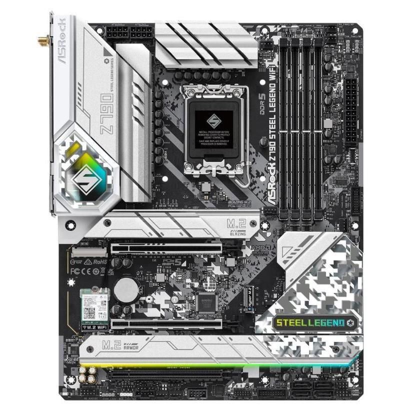 ASRock Z790 Steel Legend Wi-FI LGA1700 DDR5 PCIe 5.0 Wi-FI 6E 2.5G LAN