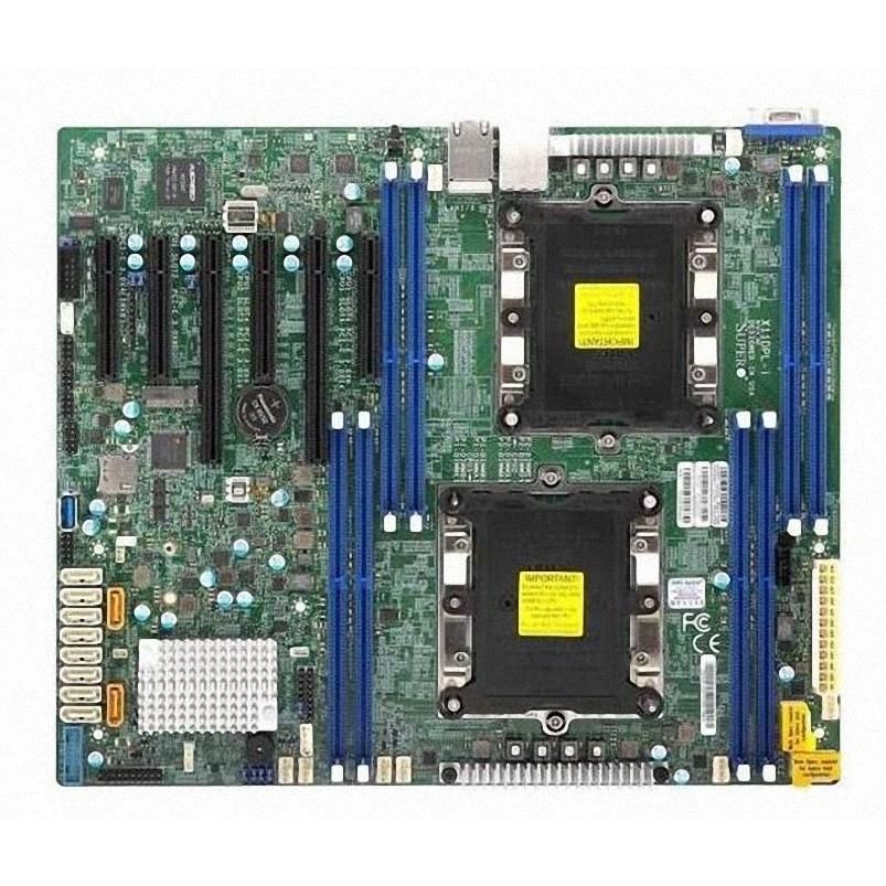 Supermicro X11DPL-I Intel C621 LGA3647 DDR4-2933 2TB M.2 SATA PCIe 3.0 x16 1GbE LAN VGA Motherboard
