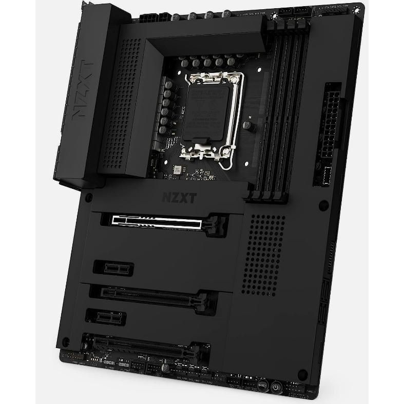 NZXT N7 Z790 BLACK Intel Z790 LGA1700 DDR5-6400 128GB M.2 SATA 2.5GbE LAN Wi-FI 6E HDMI Motherboard