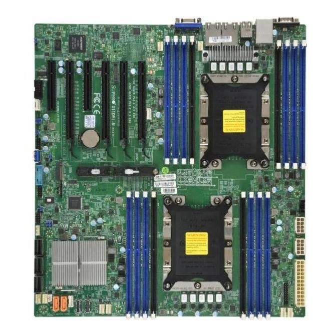 Supermicro X11DPi-N Intel C621 LGA3647 DDR4-2666 1.5TB M.2 SATA Dual 10GBase-T IPMI VGA Motherboard