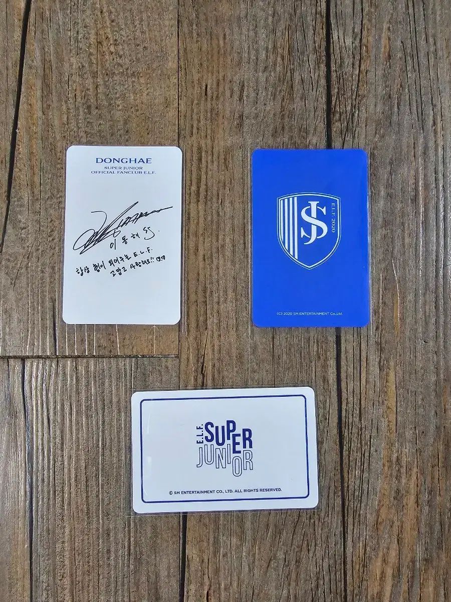 3枚まとめ) SUPER JUNIOR(スーパージュニア)メンバーシップキット