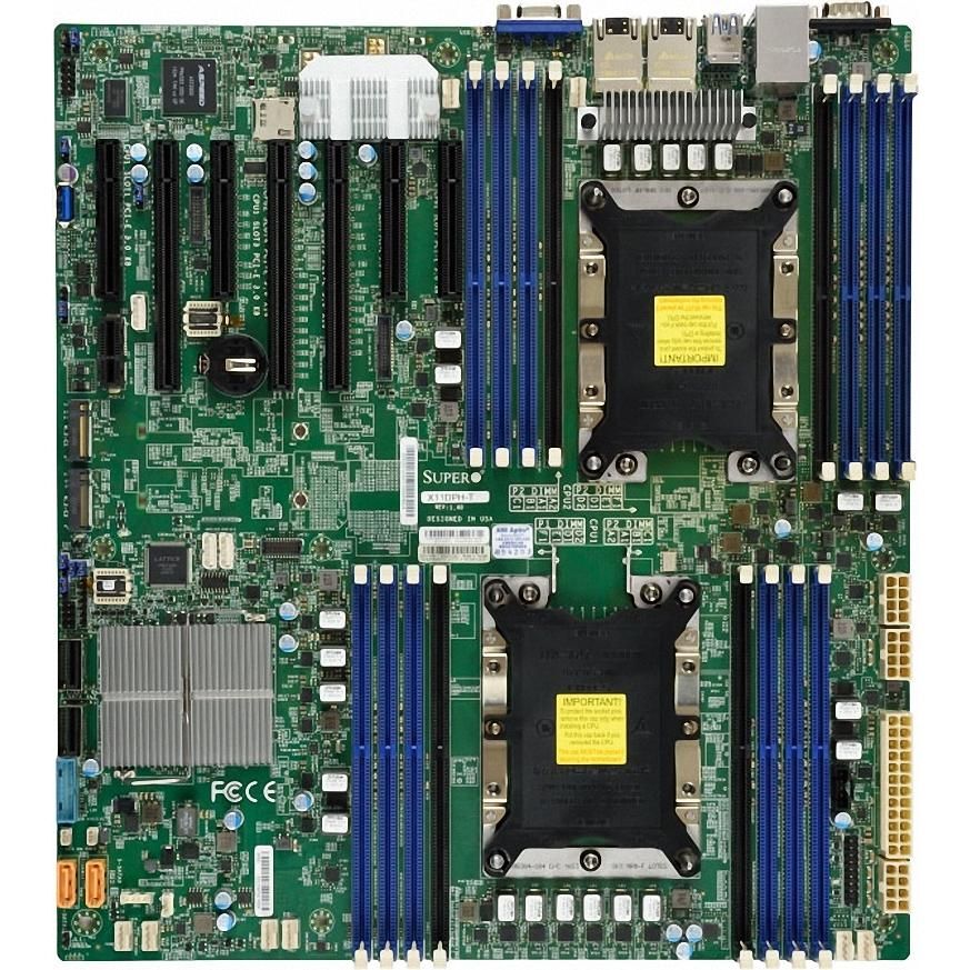 Supermicro X11DPH-T Intel C622 LGA3647 DDR4-2933 4TB M.2 SATA 10GBase-T LAN RAID VGA Motherboard