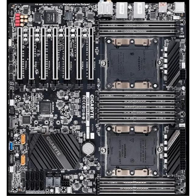 GIGABYTE C621-WD12-IPMI Intel C621 LGA3647 DDR4-2666 1.5TB M.2 SATA Dual Gigabit LAN Motherboard