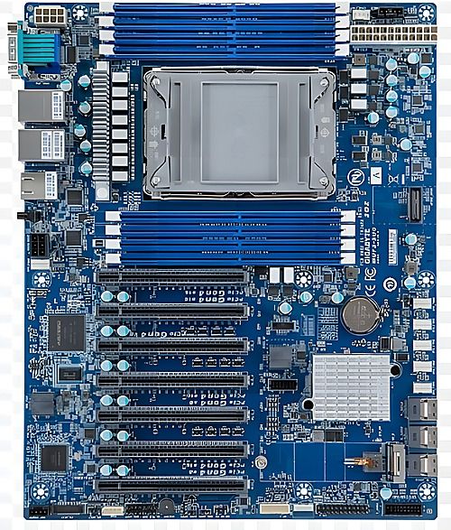 GIGABYTE MU72-SU0 Intel C621A LGA4189 DDR4-3200 4TB M.2 SATA Dual 10GBase-T LAN IPMI Motherboard