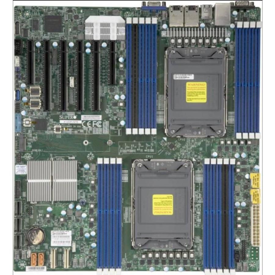Supermicro X12DPI-N6 Intel C621A LGA4189 DDR4-3200 4TB M.2 SATA Dual 10GBase-T LAN IPMI Motherboard