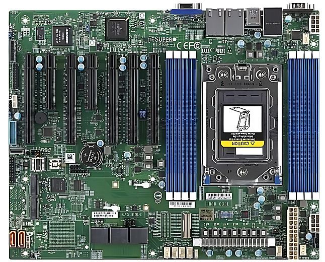 Supermicro H12SSL-I AMD EPYC SP3 DDR4-3200 2TB M.2 SATA Dual GbE LAN PCIe 4.0 VGA Motherboard