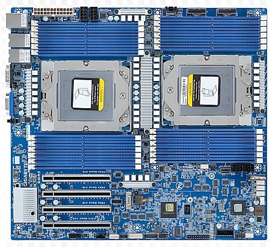 GIGABYTE MZ73-LM1 AMD SR5690 SP3 DDR4-3200 4TB M.2 SATA 10GBase-T LAN VGA IPMI Motherboard