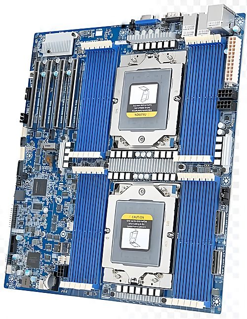 GIGABYTE MZ73-LM0 AMD SP3 DDR4-3200 4TB M.2 SATA 10GBase-T LAN VGA Motherboard