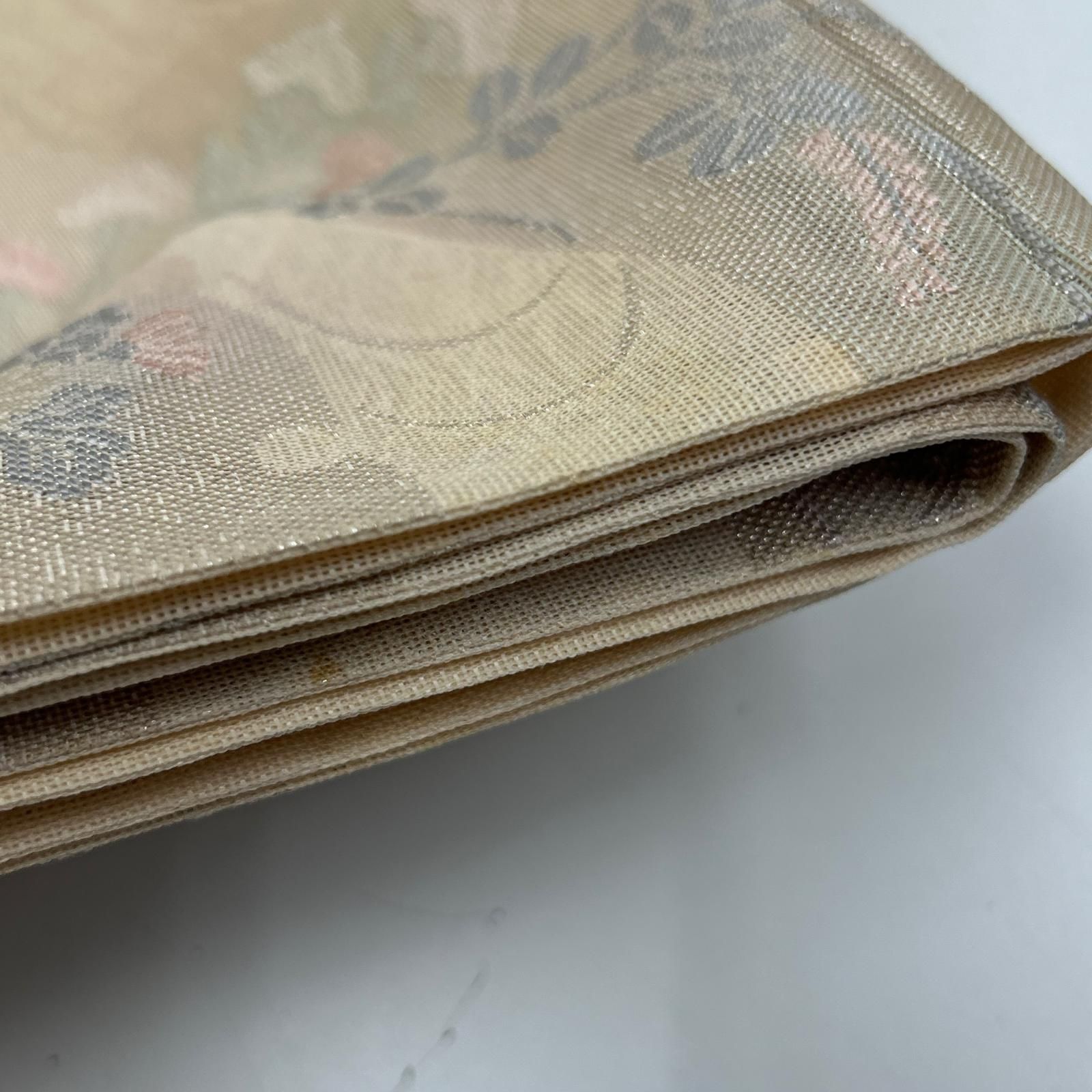 nma　夏帯　紗　袋帯　正絹 夏帯 紗 袋帯 正絹 上品な花柄 品ある色味 着物 a-8782 - メルカリ