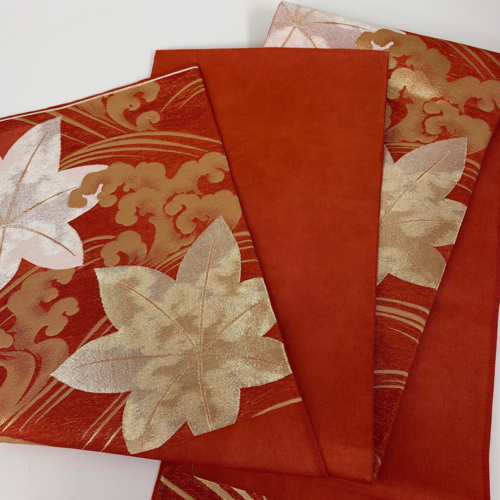 夏物 袋帯 正絹 紗織 上品な紅葉 六通 MA-8873 - メルカリ