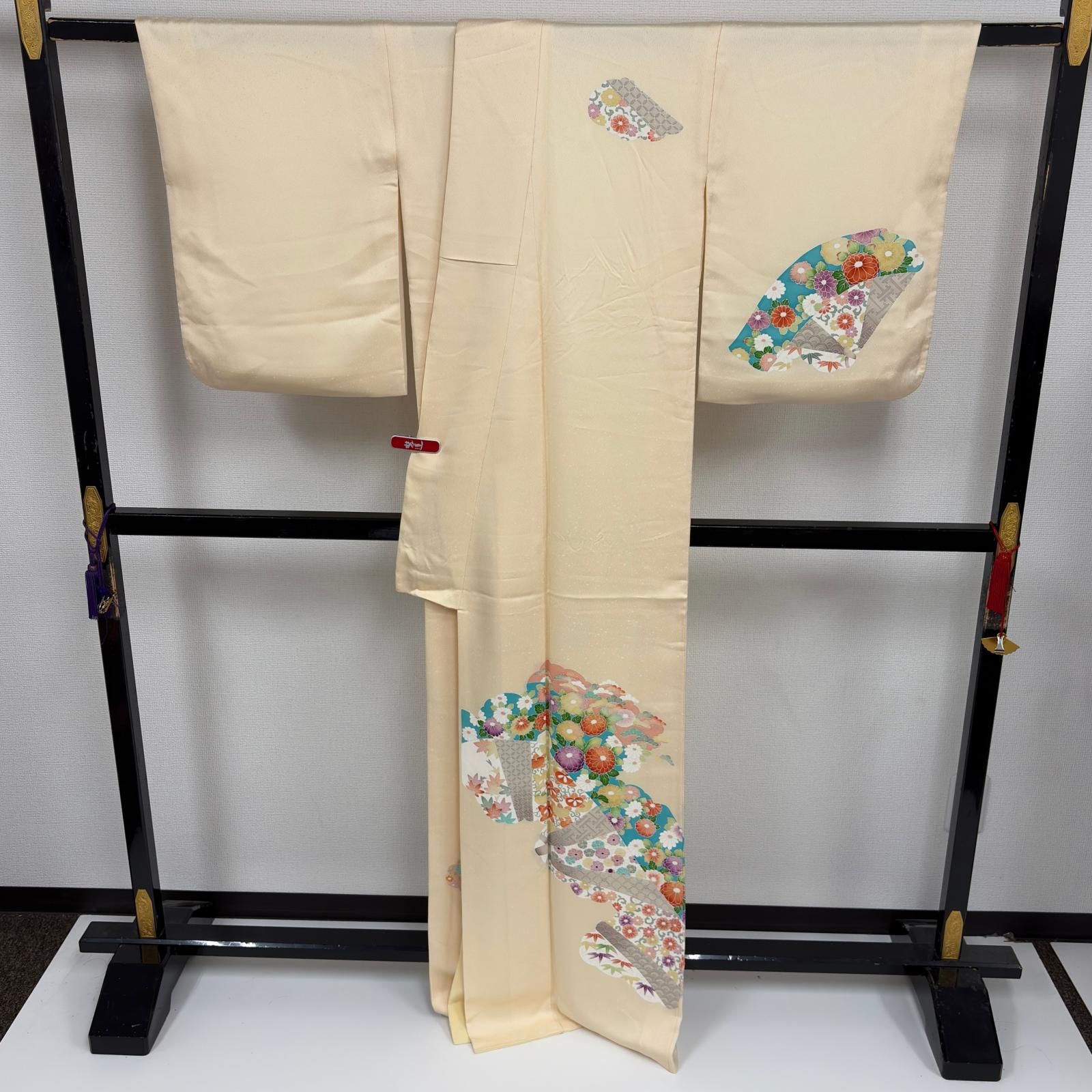 付け下げ 正絹 紋なし 花草の素敵な染め 袷 着物 MK-9574 - メルカリ