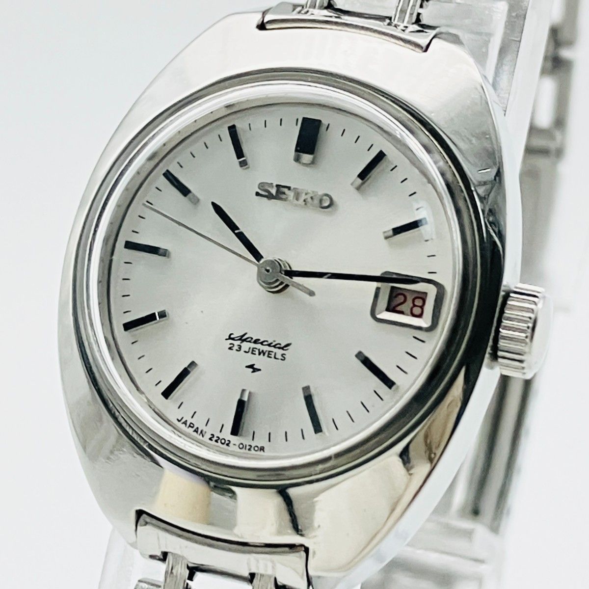【稼働】セイコー SEIKO スペシャル Special 2202-0010 23石 手巻き デイト レディース 腕時計 ヴィンテ
