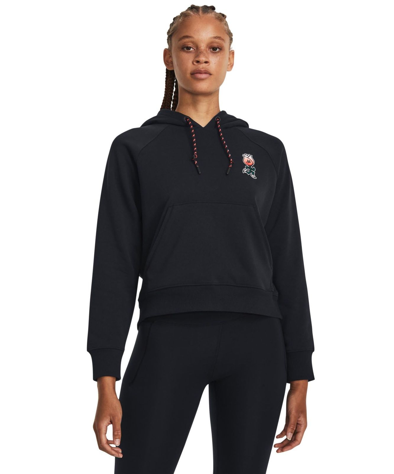 [アンダーアーマー] UA HWT Terry Hoodie Black Jet Gray White MD [Black Jet Gray White] [M]