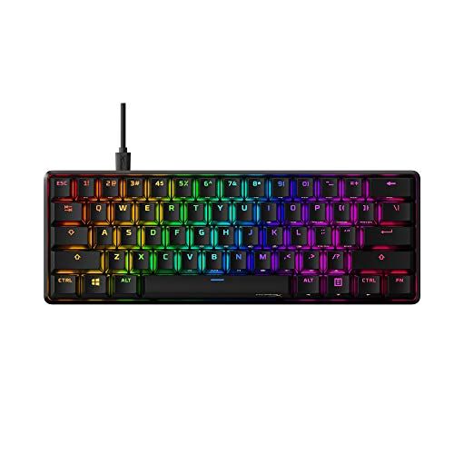 HyperX Alloy Origins 60 小型RGBメカニカルゲーミングキーボード 60%レイアウト HyperXスイッチ ゲーマー向け メーカー 2年保証 HKBO1S-RB-US/G ( 4P5N4AA#ABA )送料無料 a43f4364