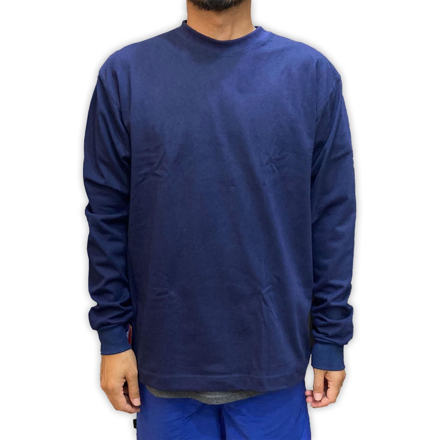 [キャンバー] 305 マックスウェイト 長袖 クルー Tシャツ MADE IN USA メンズ アメリカ製 無地 ロンT ヘビーウエイト 8オンス 厚手 シンプル 綿 コットン100％ ネイビー M [並行輸入品] [���イビー] [M]
