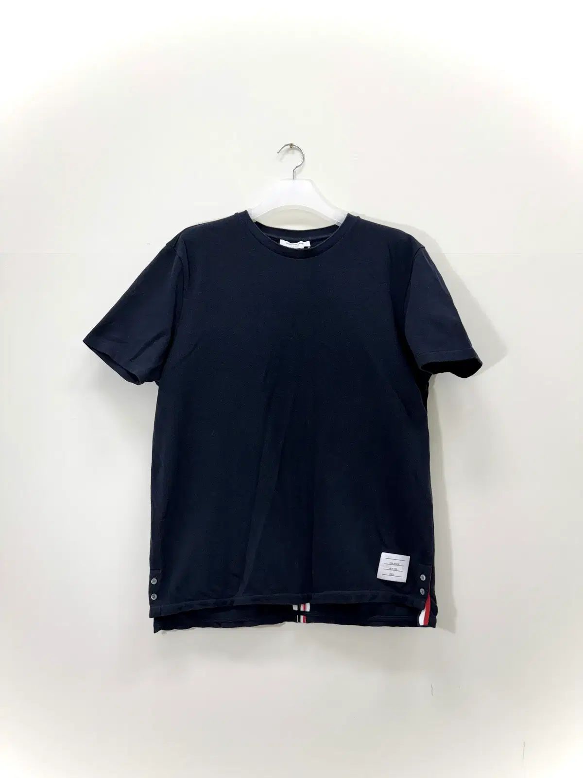 5サイズ *正規品* トムブラウン 白 3本線 半袖Tシャツ