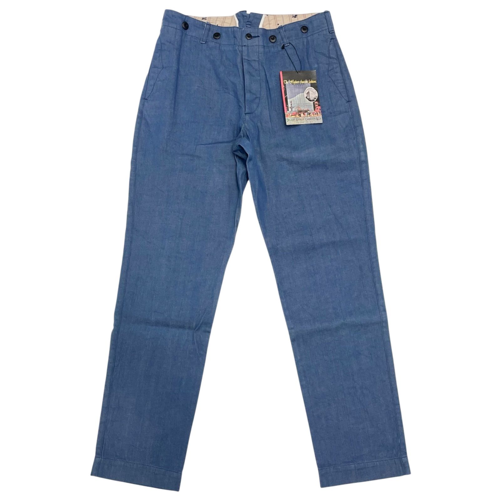 未使用品 Lサイズ JELADO × COPANO 10 Bells JC-1021 ジェラード コパノ テンベルズ 9oz. インディゴネップデニムワークトラウザーパンツ