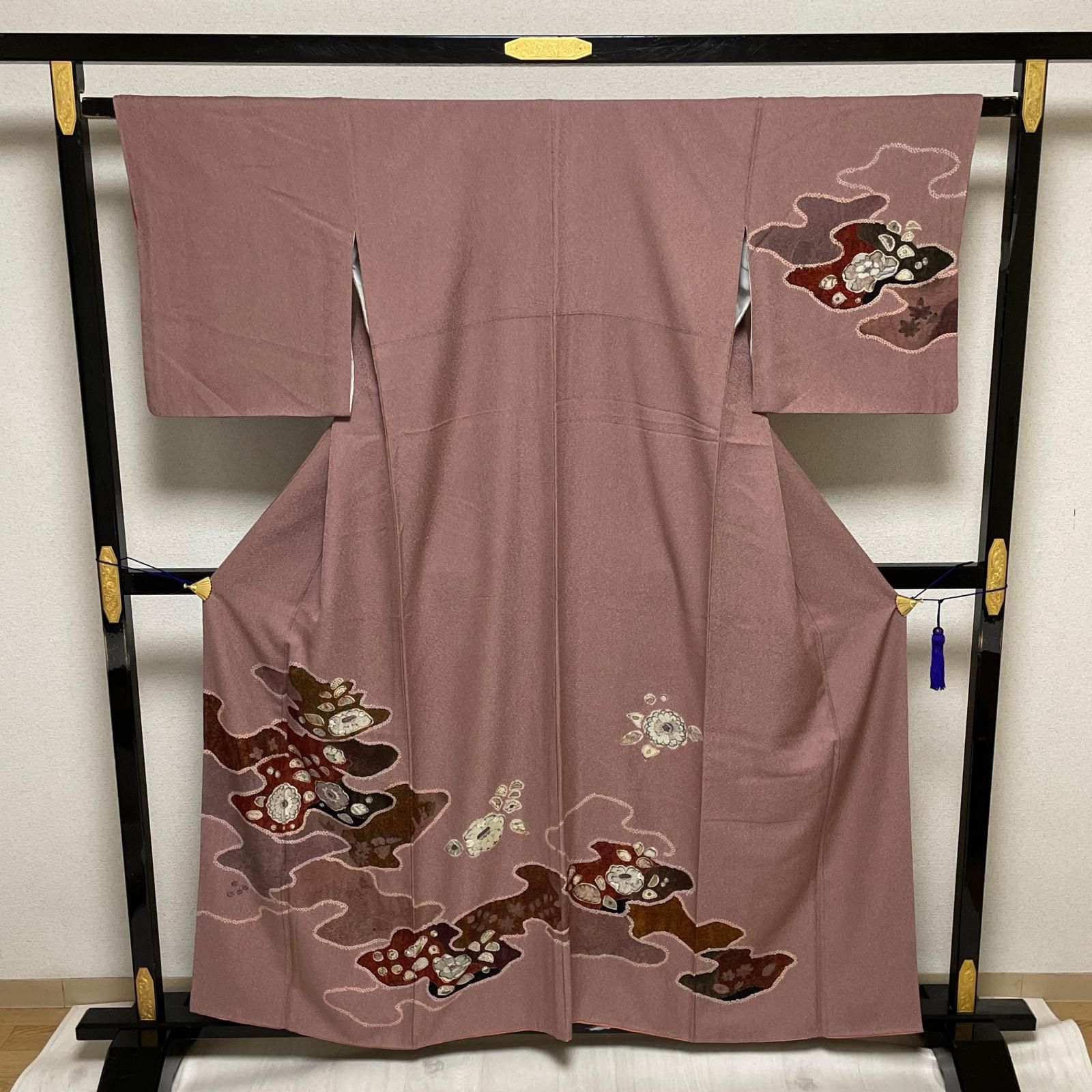 辻ヶ花柄　正絹　付け下げ　美品 付下げ 美しい辻ヶ花 着物 正絹 X-3720 - メルカリ