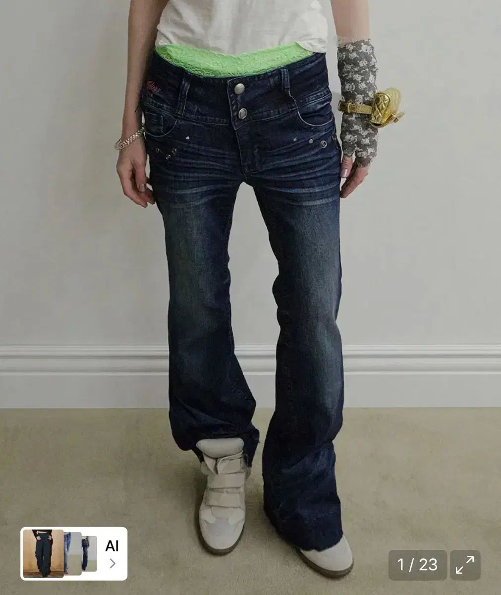 SCULPTOR DIY Bootcut Denim Indigo ブーツカット デニムパンツ