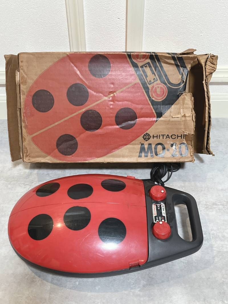 HITACHI MQ-20 てんとう虫 ポータブルレコードプレーヤー 昭和レトロ 音出し確認ok!