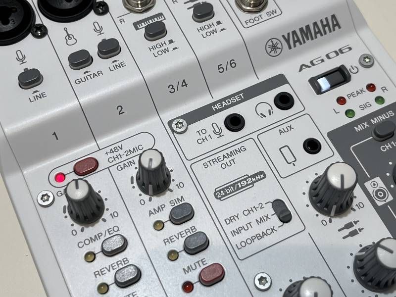 美品 YAMAHA AG06 MK2 オーディオインターフェイス ミキサー - メルカリ
