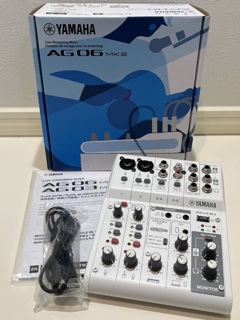 美品 YAMAHA AG06 MK2 オーディオインターフェイス ミキサー - メルカリ
