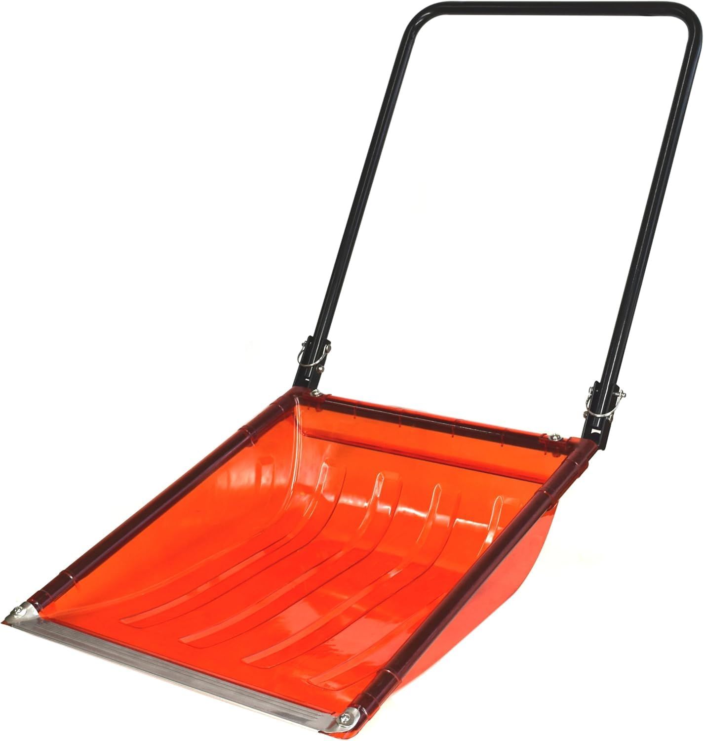雪かき 折りたたみ式 スノーダンプ キャスター付 コンパクト 折り畳み収納 スコップ送料無料 85ce5207