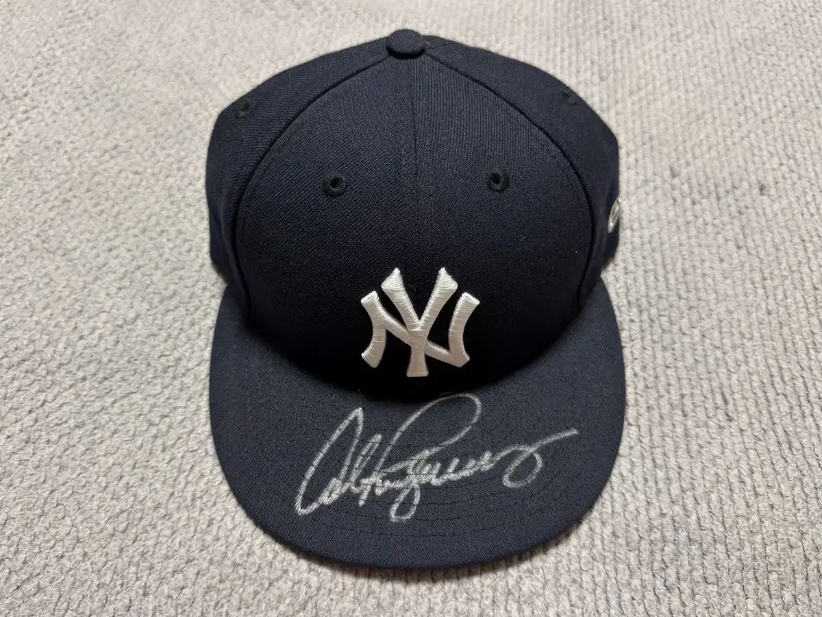 アレックス・ロドリゲス NEW YORK ヤンキース サイン帽子 (Fanatics 販売)
