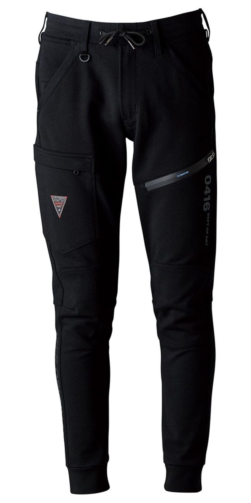 I'Z FRONTIER アイズフロンティア A.D.ストレッチヘビージャージージョガーパンツ 秋冬用 ブラック 5343J 05 L [ブラック] [L]