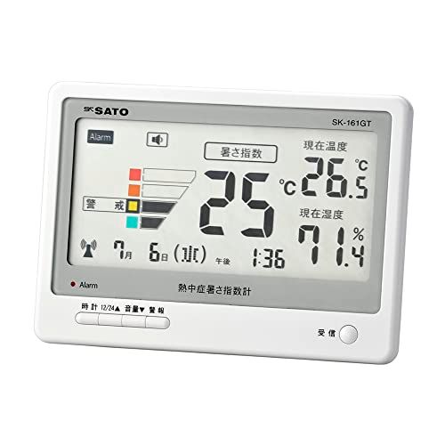 【新品】佐藤計量器 熱中症暑さ指数計 屋内専用 SK-161GT