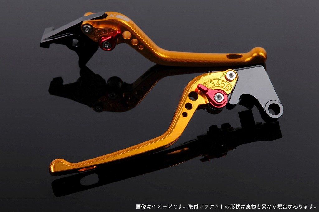 新品 SSK アジャストレバー 3Dロング レバー本体カラー:ゴールド アジャスターカラー:レッド CBR1000RR 2017-