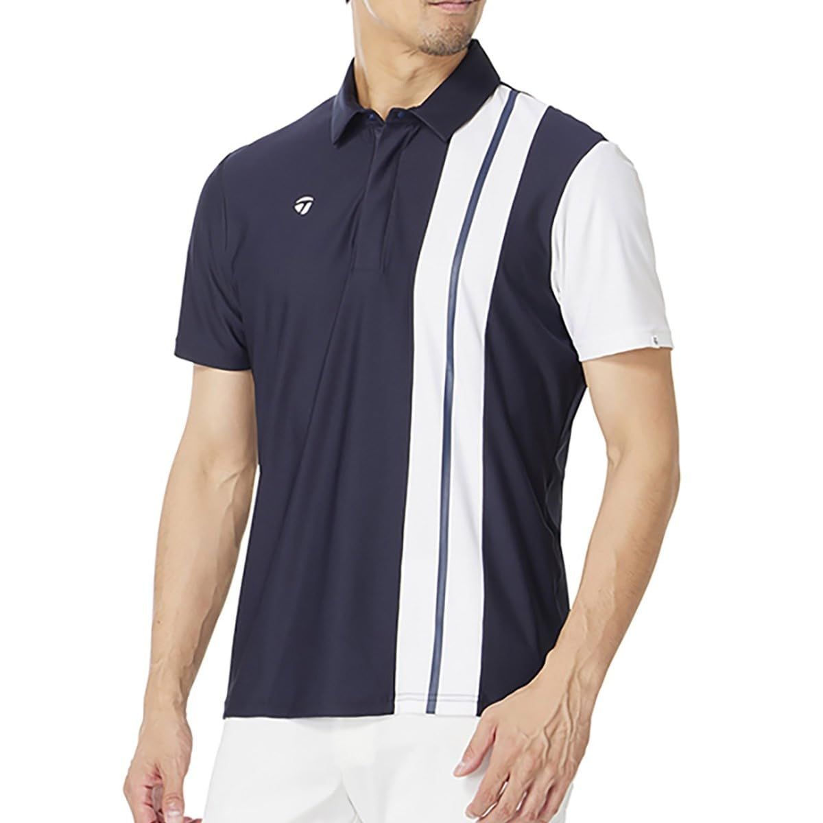 テーラーメイド(TAYLOR MADE) カラーブロックS/Sポロ ネイビー XO メンズ 25SS UN631 [ネイビー] [Free Size]