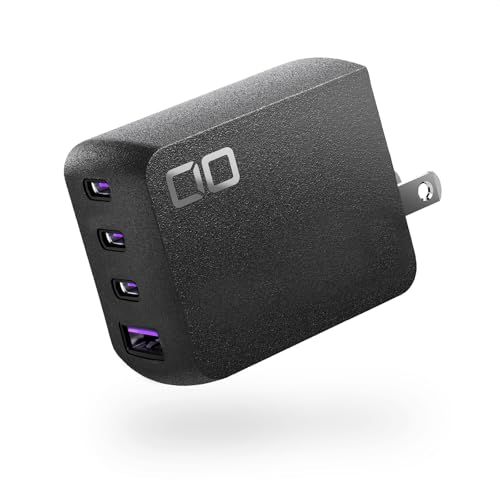 CIO NovaPort QUAD? 100W 4ポート 急速充電器 [世界最小級 CIO独自技術 NovaIntelligence NovaEngine搭載] USB-typeC×3 type-A×1 ACアダプター コンセント 軽量 Ma d7a55ef2