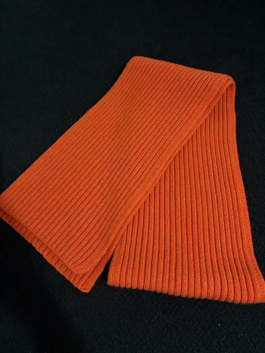 YMC ニット スカーフ オレンジ