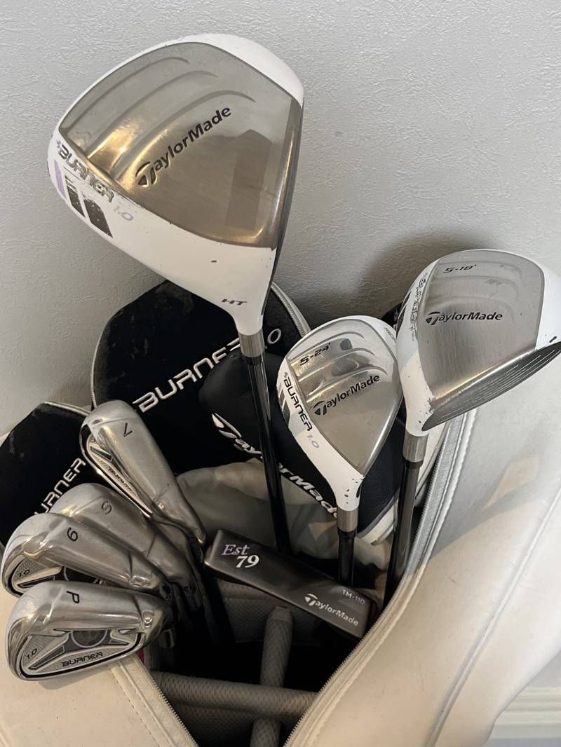 レディース TaylorMade テーラーメイド BURNER ゴルフクラブセット 初心者 アイアン まとめ