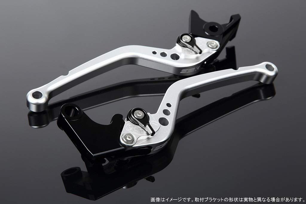 新品 SSK スピードラ アジャストレバーセット スタンダードロング レバー本体カラー:マットシルバー アジャスターカラー:マットブラック SUZUKI GSX-S125/GSX-R125 2017-2019