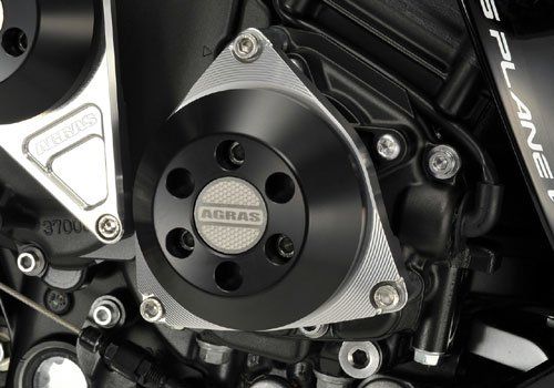 新品 アグラス(AGRAS) レーシングスライダー オイルポンプA ジュラコン:ブラック YZF-R1(09-10) 342-271-002B