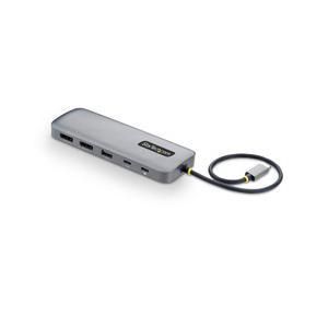 【新品・3営業日で発送】STARTECH.COM USBマルチハブ／USB-C／2画面 4K DisplayPort／100W PD／USB／LAN(189B-USBC-MULTIPORT)