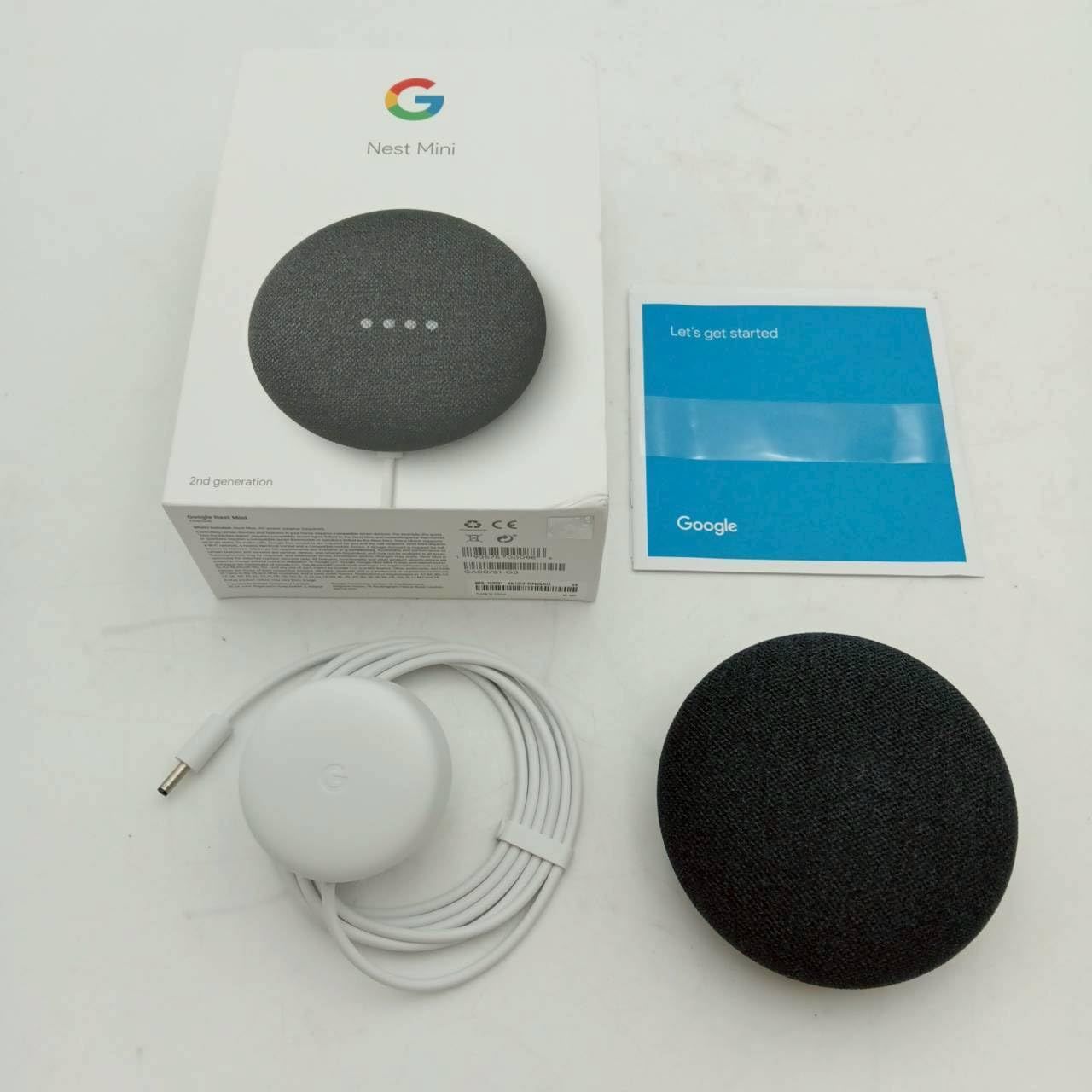 Google Nest Mini 第2世代 小さくても便利なスマートスピーカー Googleアシスタント 声だけで家電を操作 (グレー チャコール Charcoal) [グレー チャコール Charcoal]