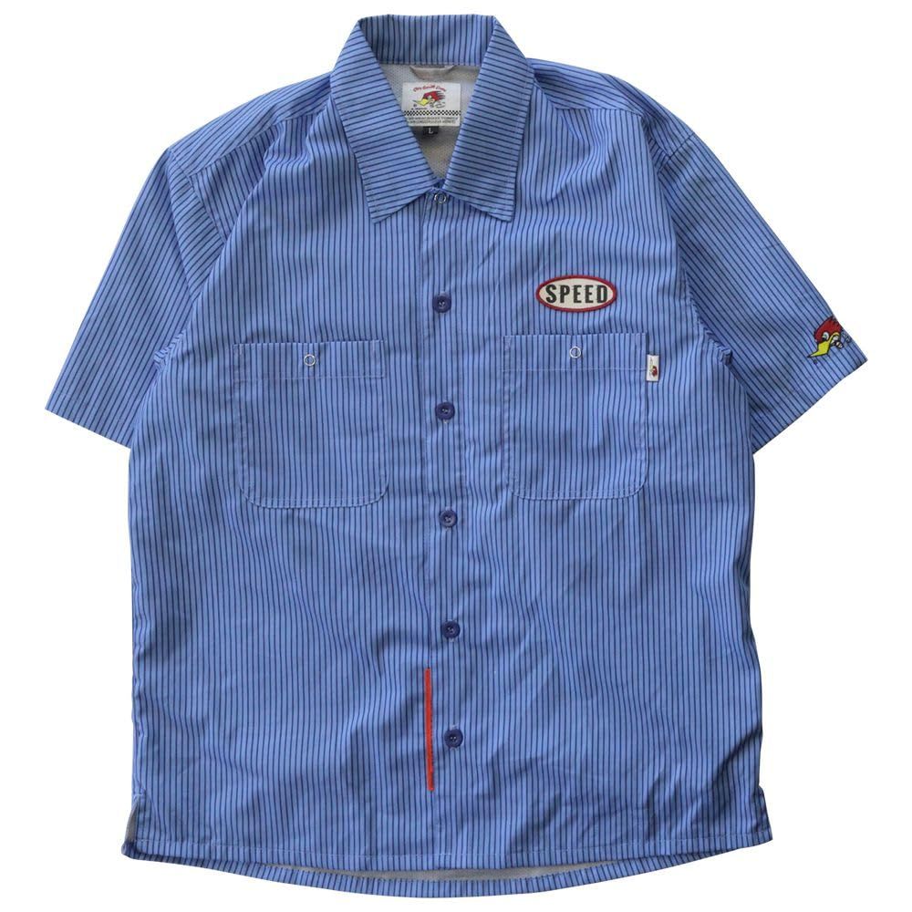 新品 [クレイスミス] muscle DUTY シャツジャケット CSY-5054 (JP アルファベット LLW ブルーネイビー)
