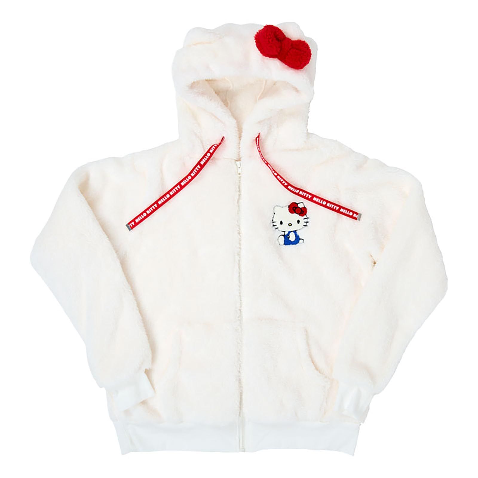 新品 サンリオ(SANRIO) ジップアップボアパーカー ハローキティ ホワイト 295914