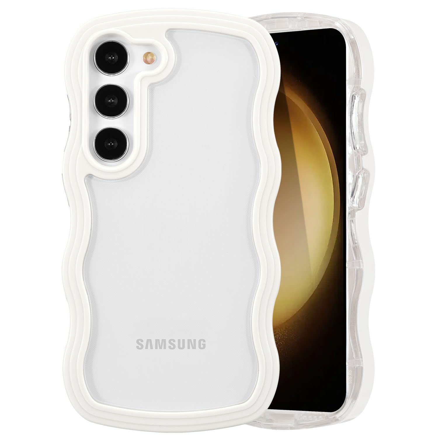 新品 QLTYPRI Galaxy S23 ケースクリア SC-51D / SCG19 TPU バンパー 