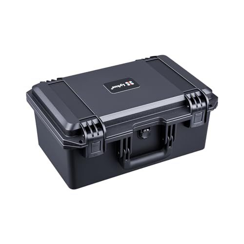 Lykus HC-3920 防水ハードケース 格子状カットスポンジが内蔵 内寸:38.9x22.7x17 cm カメラ、プロジェクター、ドローン、ラップトップなどに適用送料無料 7a938977