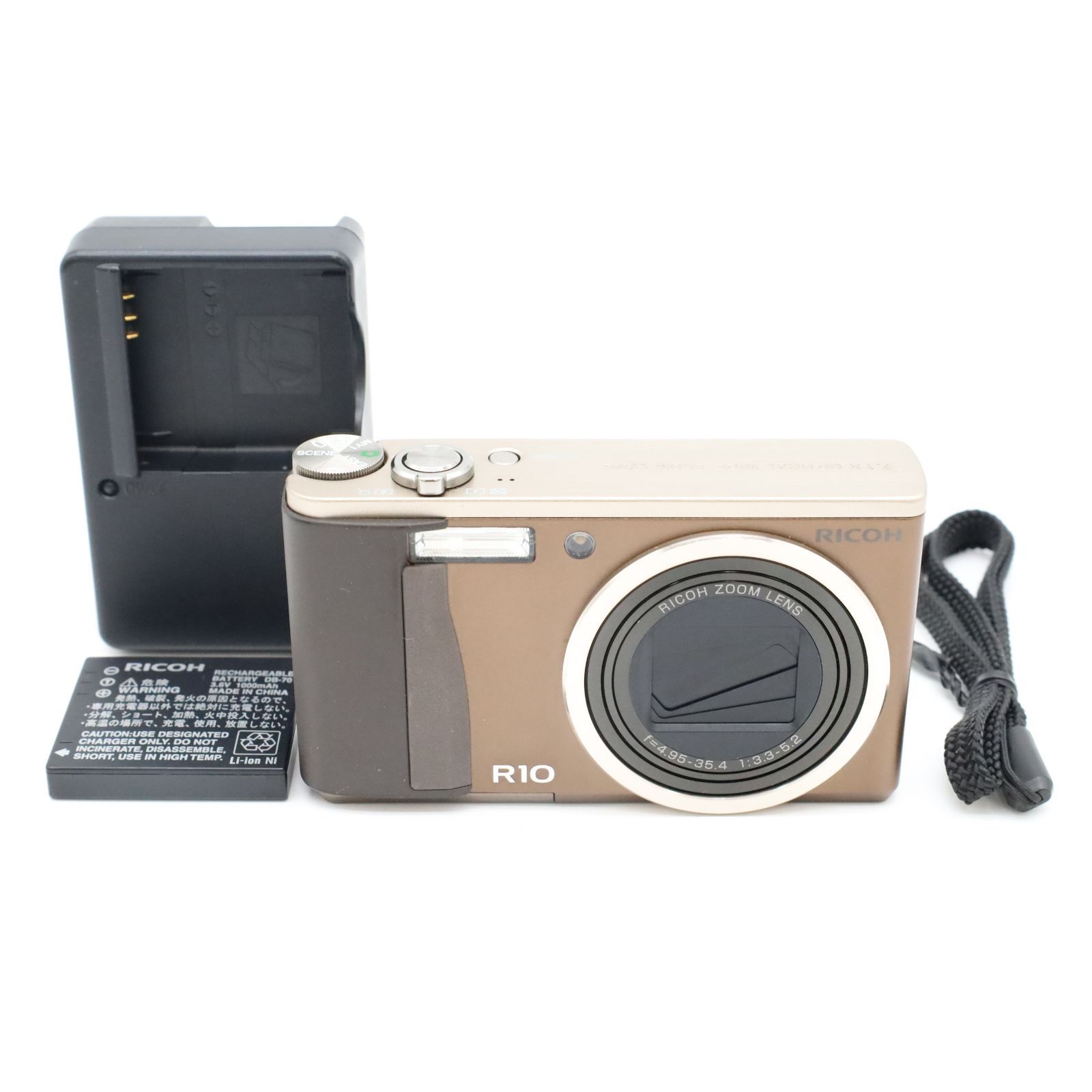 ■極上品■ RICOH（リコー） R10 ブラウン コンパクトデジタルカメラ