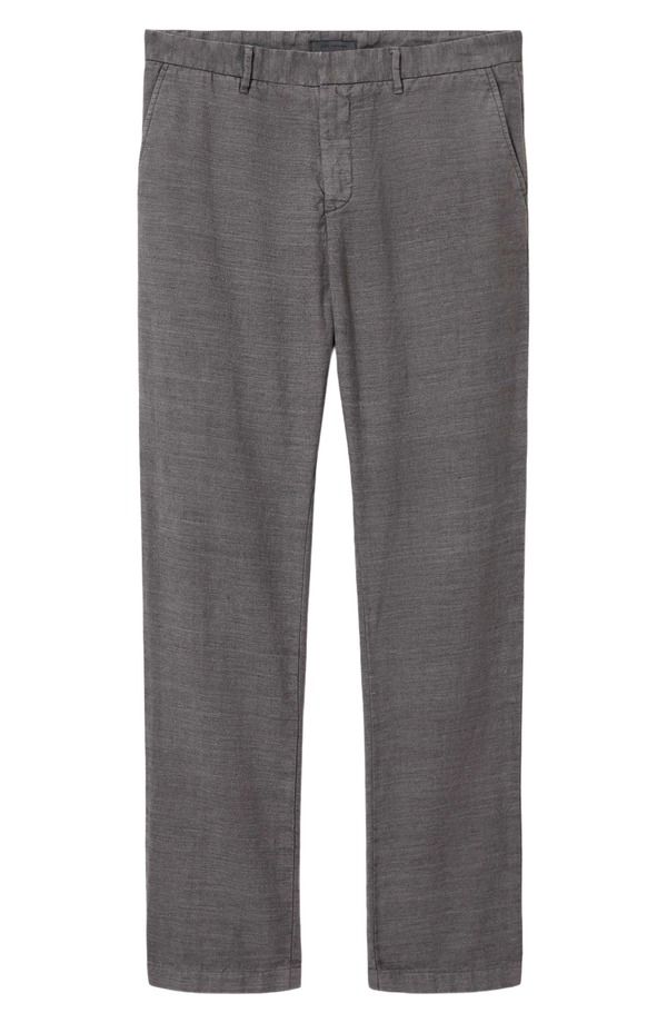 ジョンバルベイトス メンズ ボトムス カジュアルパンツ ストレート John Varvatos Flint Straight Leg Pants Flagstone Grey グレー