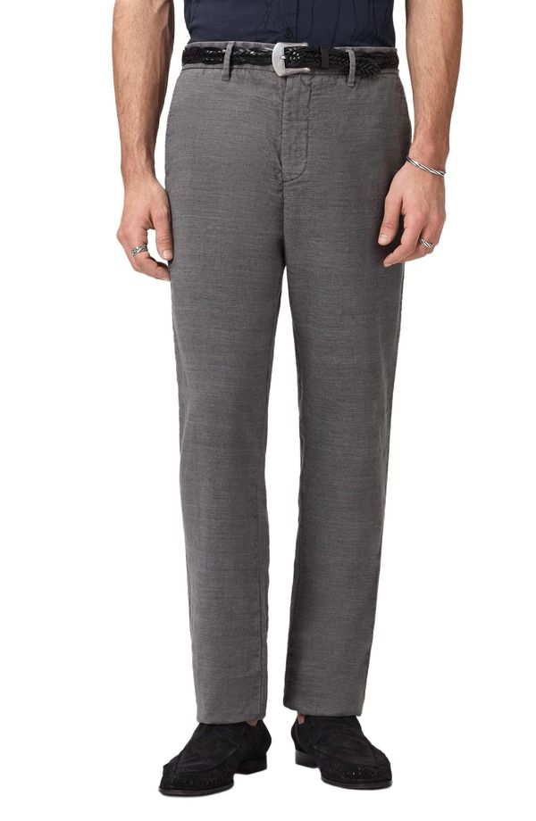 ジョンバルベイトス メンズ ボトムス カジュアルパンツ ストレート John Varvatos Flint Straight Leg Pants Flagstone Grey グレー